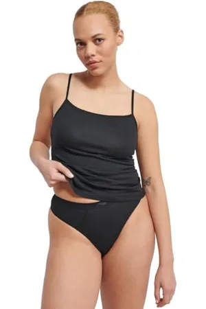 Sloggi Damen Ever Ease String 2P, Black, S