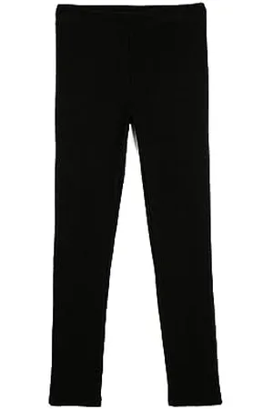 Koton Girls Basic Leggings Ribbed Elastic Waistband Cotton Blend