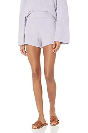 THE DROP Damen Faith Rippstrick-Shorts zum Hineinschlüpfen, , Large