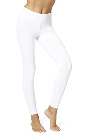 HUE Damen Ultra with Wide Waistband, Full and Capri Length Leggings, , M