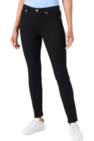Tommy Hilfiger Damen Jeans Hose Como Skinny Fit Mid Rise, Schwarz (Black), 27W/32L