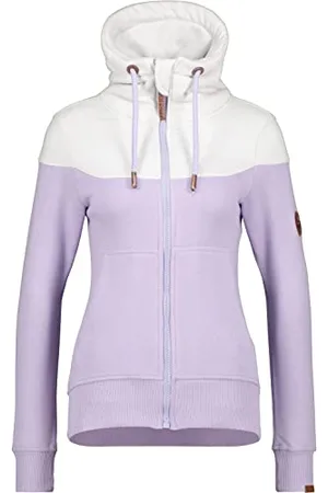 alife kickin ALIFE and Kickin ValenaAK A Sweat Jacket – Damen Sweatjacke – Leichte Jacke mit Reißverschluss – Zipper Kapuzenjacke - Perfekt für Übergangszeiten XL