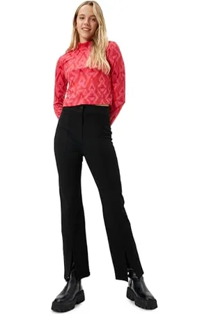 Koton Women Slitted Seam Detail Leggings Trousers