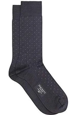 Hackett Herren Socken Classic Polka DOT, Mehrfarbig (Grey/White 9bl), 39/42 (Herstellergröße: S/M)