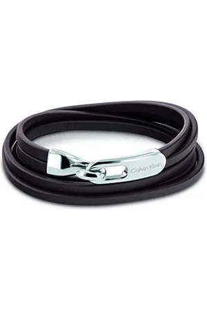 Calvin Klein Lederarmband für Herren Kollektion WRAPPED & BRAIDED Braun - 35000110