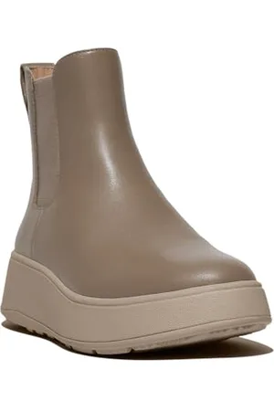 FitFlop Damen F-Mode Leather Flatform Chelsea Boots Stiefel, , 41.5 EU