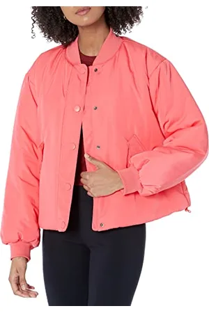 Amazon Damen Gepolsterte, kurz geschnittene Bomberjacke aus recyceltem Polyester in lockerer Passform (in Übergröße erhältlich) (Früher Amazon Aware), , XXS
