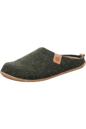 Rohde Herren Pantoffel Filz Hausschuh Tivoli-H 6925, Größe:43 EU, Farbe:Grün