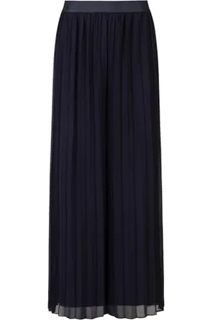 Apart ApartFashion APART Damen Plissee-Hose, Elastischer Bund Palazzo-Hose, Lange Sommerhose, Leichte Freizeithose, Stilvolles weites Bein Design, Entspannte Passform und Bequeme Hosenbeine