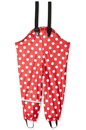 CareTec Wasserdichte Kinder-Regenlatzhose (rot 402), 116