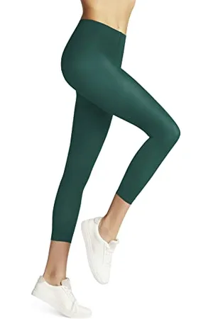 Falke Damen Leggings Pure Matt 50 DEN Capri W LE halb-blickdicht einfarbig 1 Stück, , S