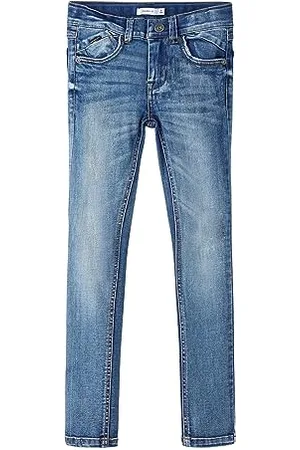 NAME IT Mädchen NKMPETE DNMTONSON 2676 Pant NOOS Hose, , 128