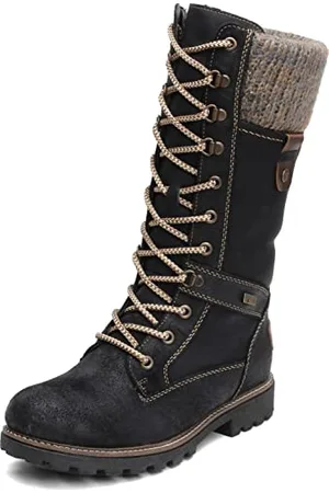 Remonte Damen D7477 Schneestiefel, Schwarz (Schwarz/Nero/Kastanie/Graphit 02), 38 EU