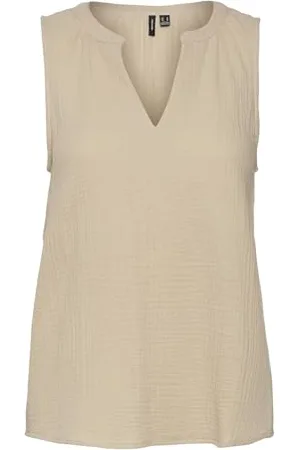 VERO MODA Damen Vmnatali Nia Sl WVN Top, , S EU