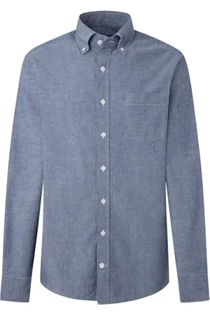 Hackett Herren Chambray Hemd, , S