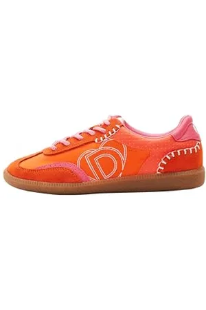 Desigual Damen Shoes_HERI_Color Sneaker, Red, 39 EU