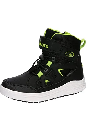 LICO Camillo VS Schneestiefel, schwarz/Lemon, 28 EU