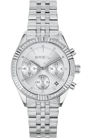 Breil Uhr Damen Stand Out Ziffernblatt BI-Farbe Bewegung Chrono Quartz e Bracelet Stahl TW2017