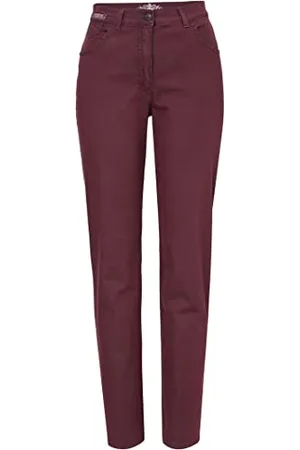 Brax Damen Weites Bein Jeanshose 10-6220 Corry Fame (Comfort Plus), Gr. W29/L32 (Herstellergröße: 38), Violett (Purple 82)