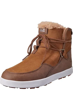 Jack Wolfskin Damen Auckland WT Texapore Boot W Wasserdicht Trekking-& Wanderstiefel, Braun (Desert Brown/White 5215), 36 EU