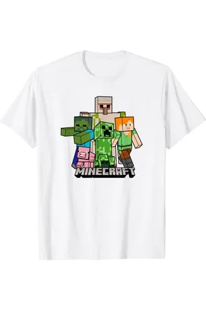 Minecraft Big Mob Group Poster T-Shirt