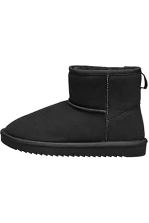 ONLY Damen Onlfeodora Teddy Lined Boot-Noos Stiefel, Black, 38 EU