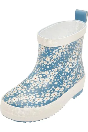 Playshoes Gummistiefel Halbschaft Blumen Unisex Kinder Gummistiefel, , 24 EU