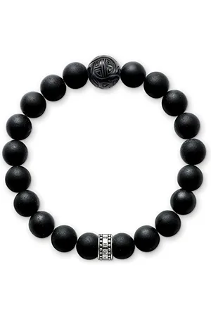 Thomas Sabo Armband Obsidian 925 Sterling Silber A1085-023-11-XL