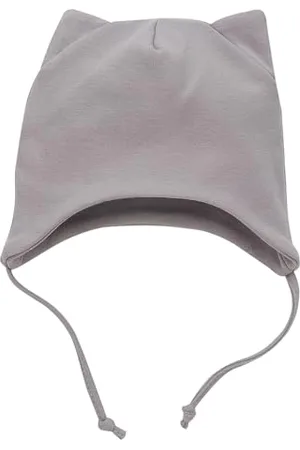 Pinókio Mütze Hello, 100% Baumwolle, Grau, Jungen, Gr 35-47(44)
