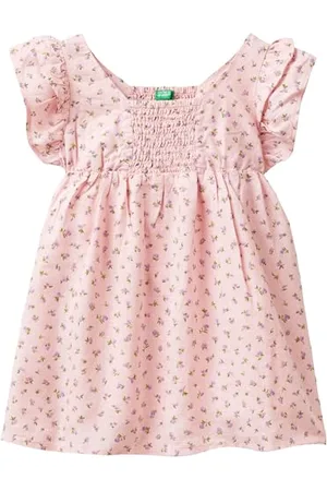 Benetton Mädchen und Mädchen 4yp7gv01g Kleid, , 82