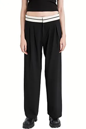 DeFacto Damen Z9240AZ Casual Pants, Black, 36