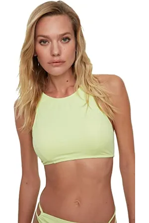 Trendyol Damen Halter Collar Bikini Top, , 34 EU