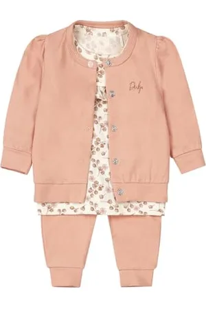Dirkje Girls - 3 PCE Babysuit - Organic Cotton and Elastane - - Size 68