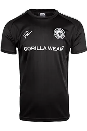 Gorilla Wear Stratford T-Shirt - - Bodybuilding Sport Alltag Freizeit mit Logo Aufdruck leicht und bequem für optimale Bewegung aus Polyester, XXL