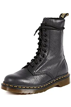 Dr. Martens Damen 1490 Virginia Stiefel, (Black)