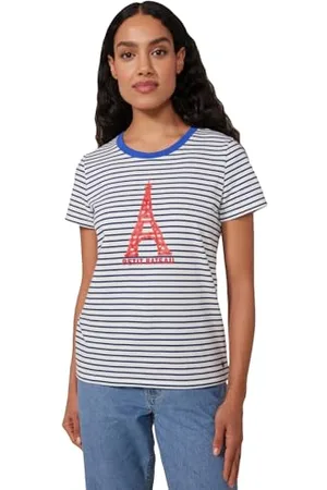 Petit Bateau A0BZY Kurzärmeliges T-Shirt Damen S