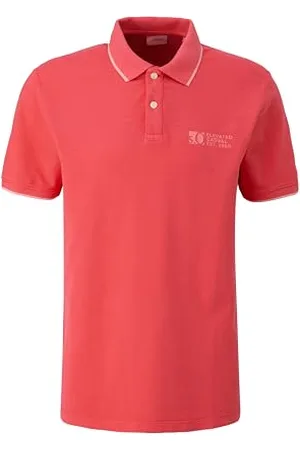 QS by s.Oliver Poloshirt mit Logo Print