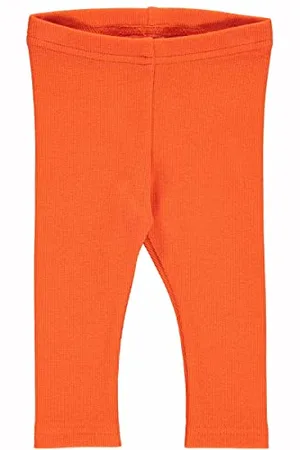 Green Cotton Alfa Rib Leggings Baby