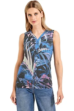 CECIL Damen B320035 Sommertop Floral, , XXL