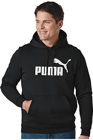 PUMA Herren Essentials Logo Fleece Hoodie (Available in Big & Tall) Kapuzenpullover, , Small