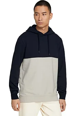 TOM TAILOR Herren Hoodie Sweatshirt mit Struktur 1028403, , M
