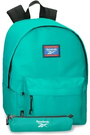 Reebok Brooklyn Colors Laptop-Rucksack aus Polyester, breite ergonomische und gepolsterte Schultergurte, die sich perfekt an den Rücken anpassen, mehrere Tragemöglichkeiten, mintgrün, Talla única