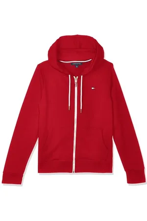 Tommy Hilfiger Damen Zip-up Hoodie – Classic Sweatshirt for Women with Drawstrings and Hood Kapuzenpullover, , XS
