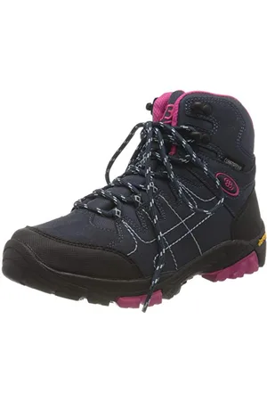 BRUTTING Mädchen Mount Shasta Kids Hi Cross-Laufschuh, Marine/ Pink/ Türkis, 35 EU