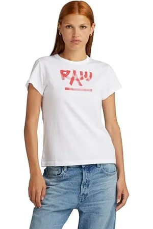 G-Star RAW Damen Calligraphy Graphic Top, , XXS
