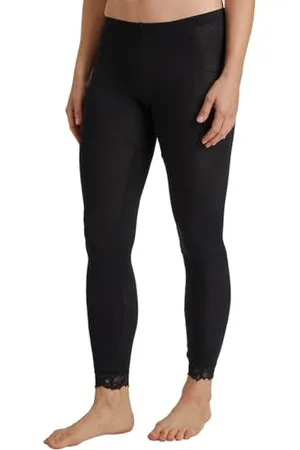 Calida Silky Wool Joy Leggings Damen, aus Wolle-Seide, Feinripp, temperaturausgleichend und geruchsneutralisierend