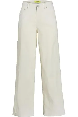 JACK & JONES Damen JXLISA Linen Wide MW Pant PNT Leinenhosen, ,S