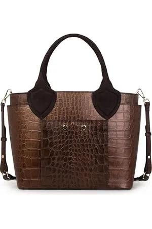 Kate Lee Damen Tasche aus Leder, mit Schulterriemen Ledertasche