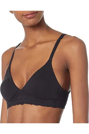 Amazon Damen Ungefütterter Bralette aus Baumwolle und Spitze, , 40