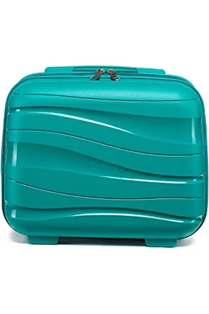 Kono Kosmetikkoffer Beautycase Kabinengepäck Damen PP Schminkkoffer (Türkis)
